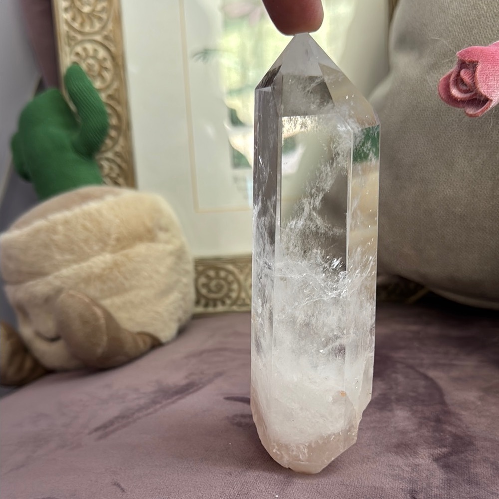 Clear Quartz Crystal Point - Picture 4 of 6
